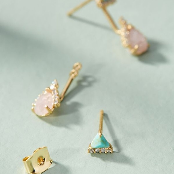Anthropologie Jewelry - Anthropologie Leila front back earrings